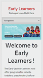 Mobile Screenshot of earlylearners.us